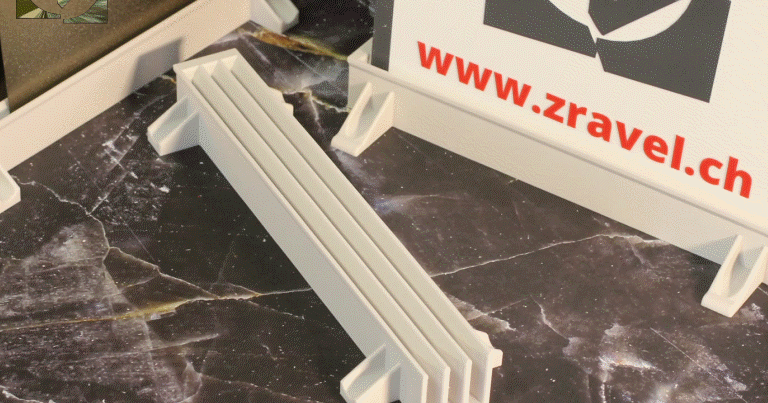 Printplate Holder – Top and Front Insert. Big Chamfers – Models for 3,4 or 6 Plates by Zravel | Download free STL model | Printables.com - 3D model önizlemesi