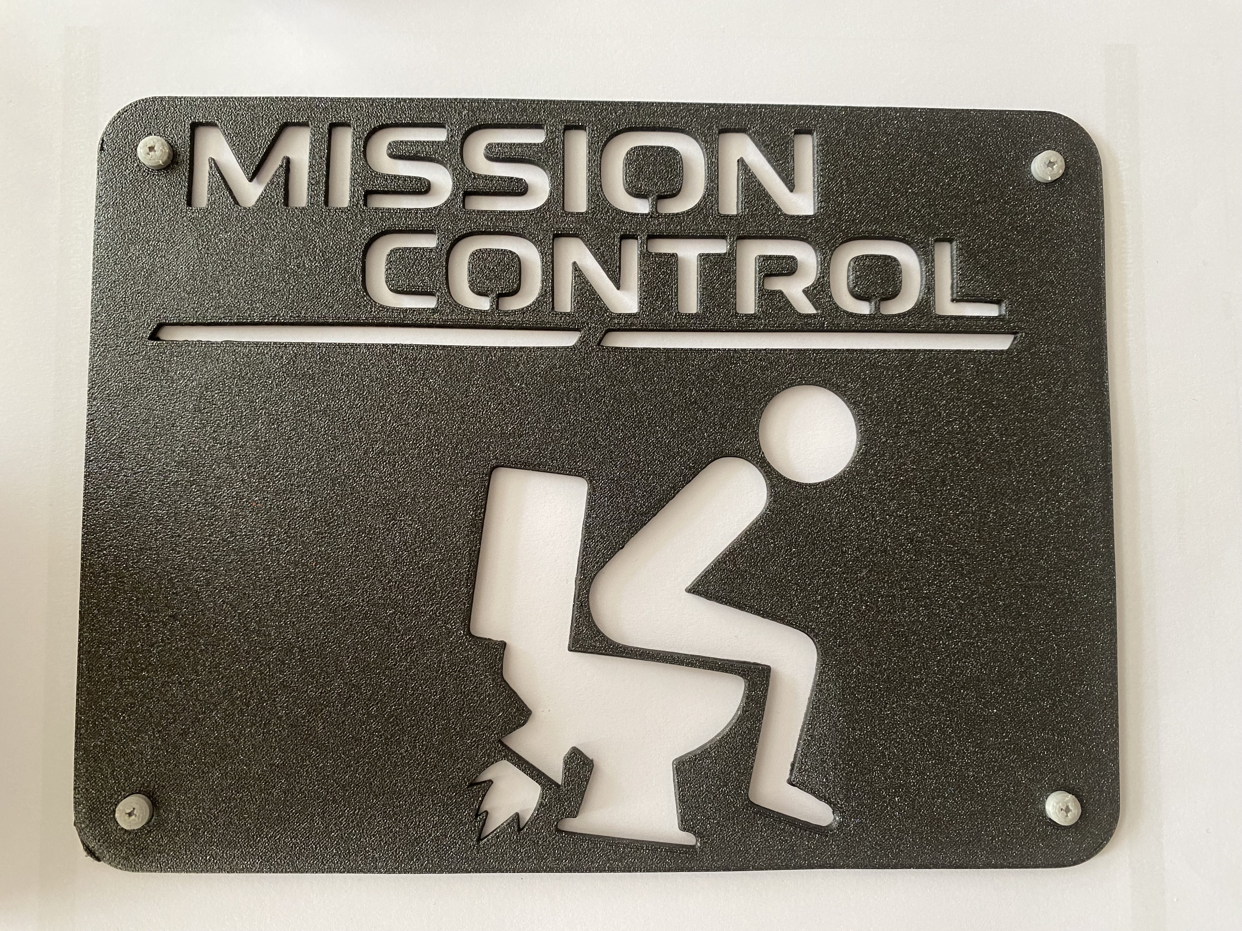 Restroom / Bathroom Sign Funny version