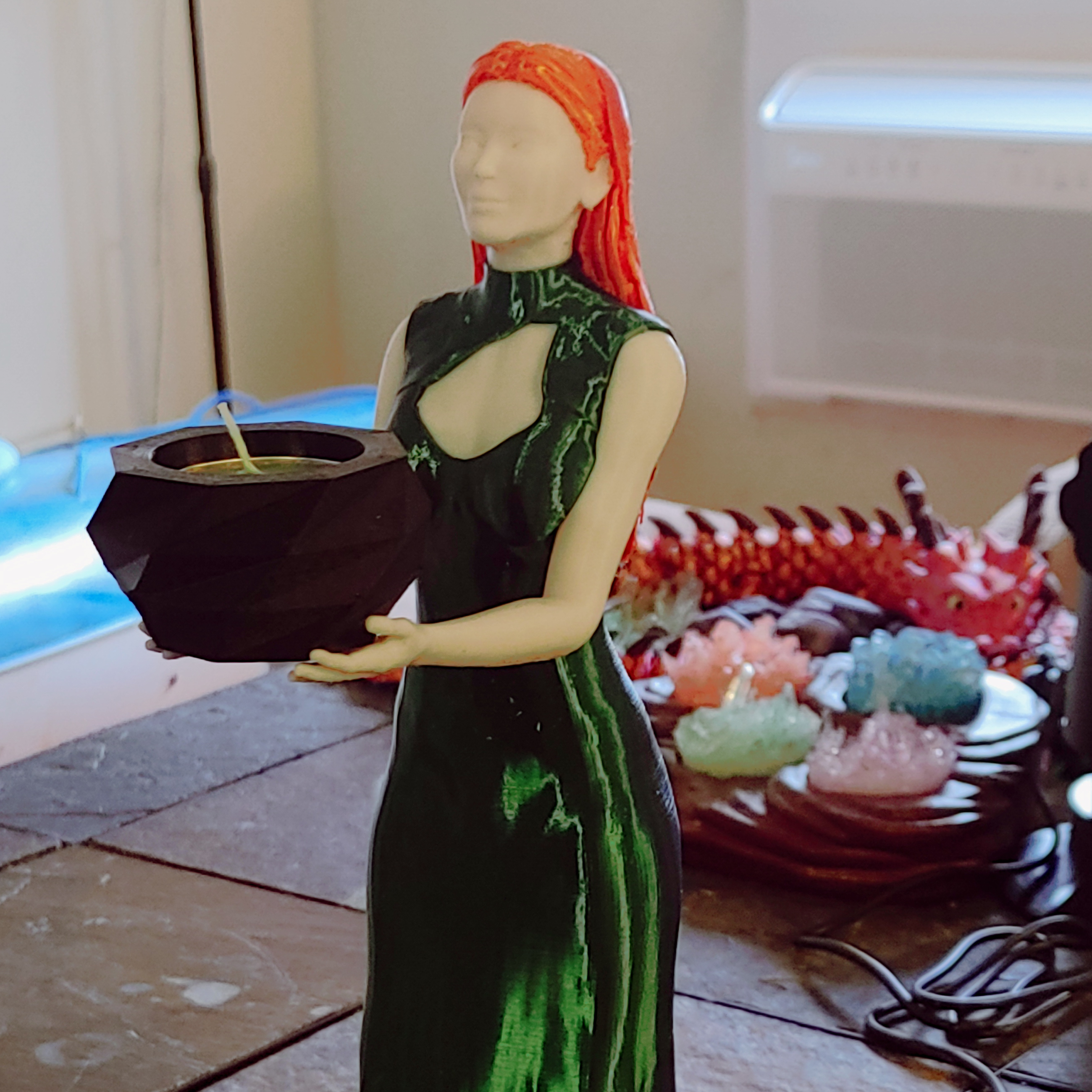 Elegant Elf Candle Holder - Multi Color