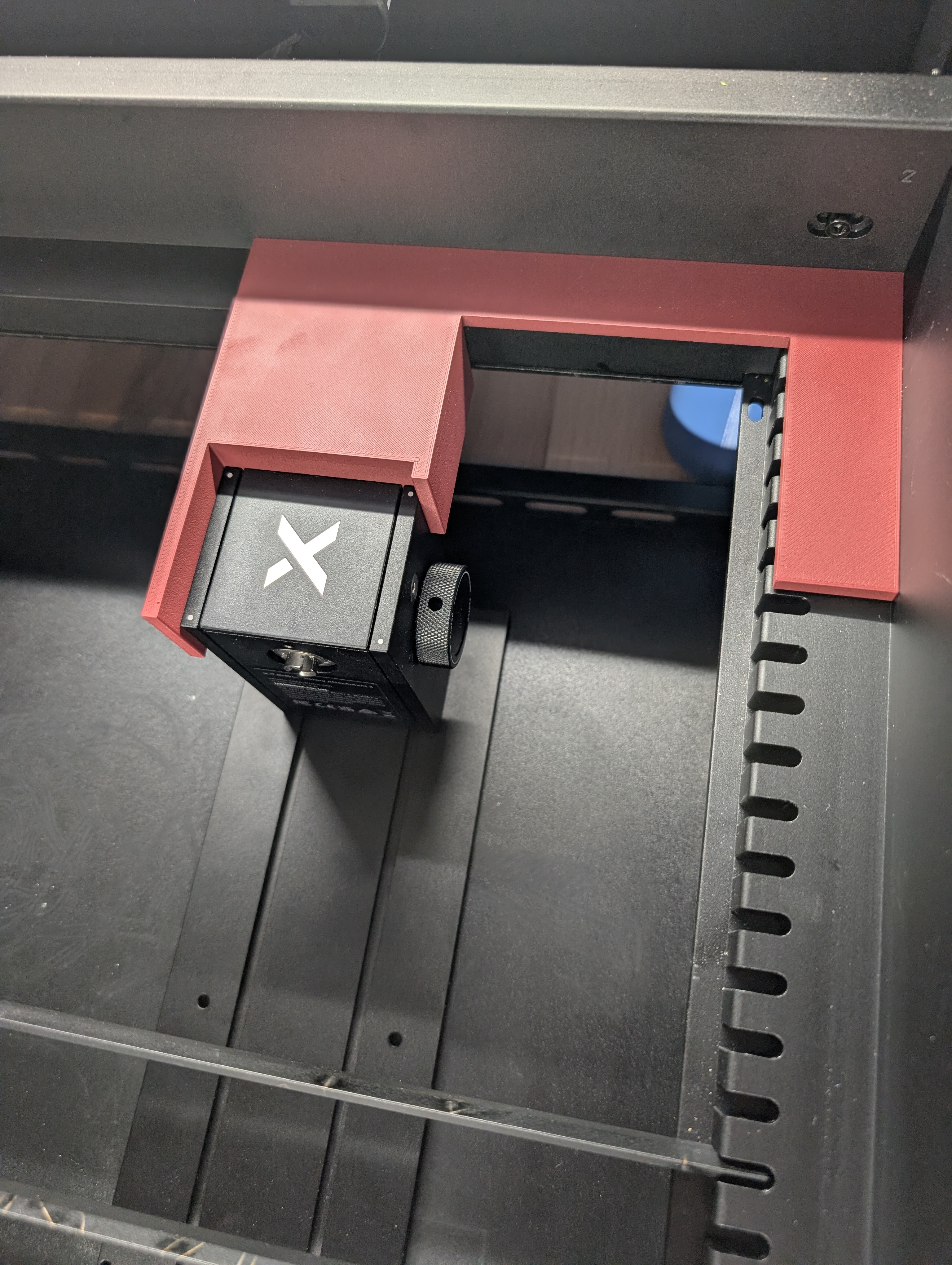Positioning guide for Xtool RA3 at P2/P2S