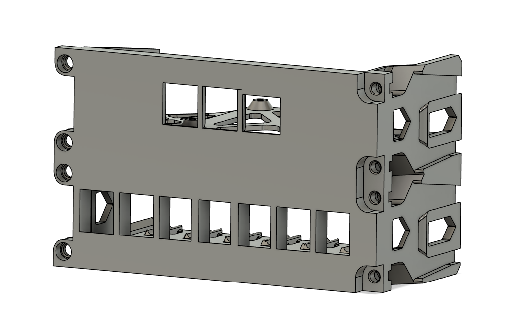 Raspberry PI 4 Plus 7 RJ45 Panel 2U Starter Panel