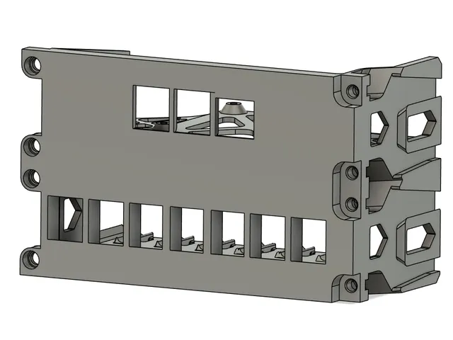 Raspberry PI 4 Plus 7 RJ45 Panel 2U Starter Panel