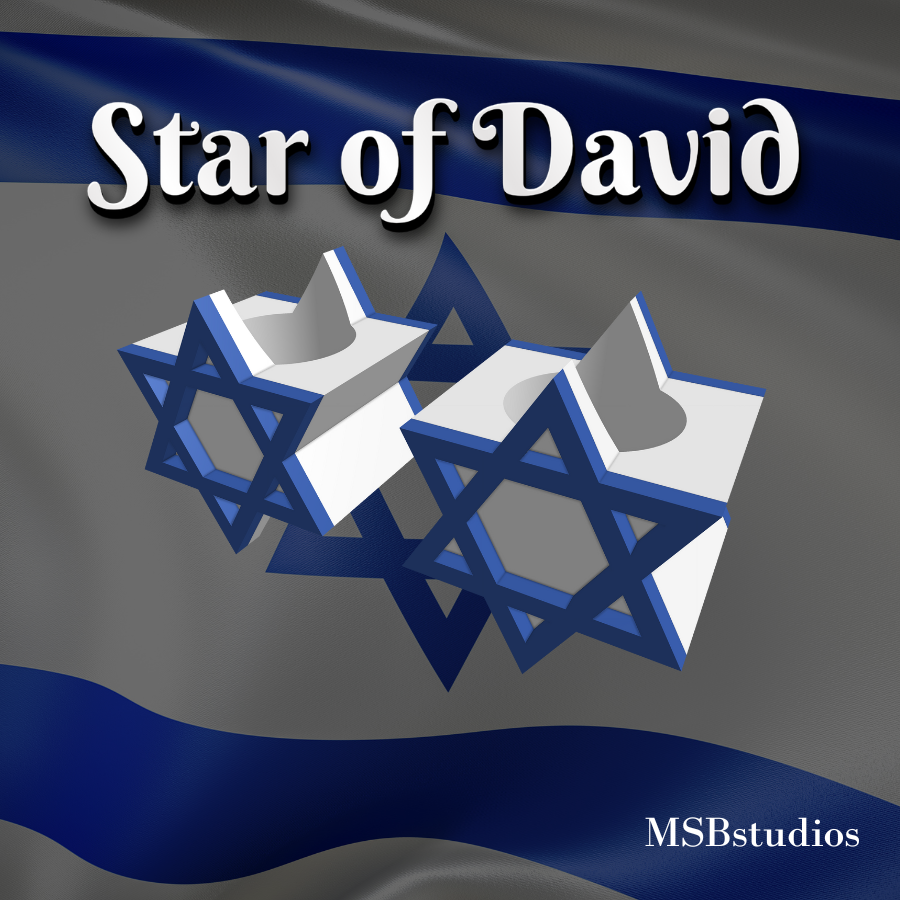 star of david bead