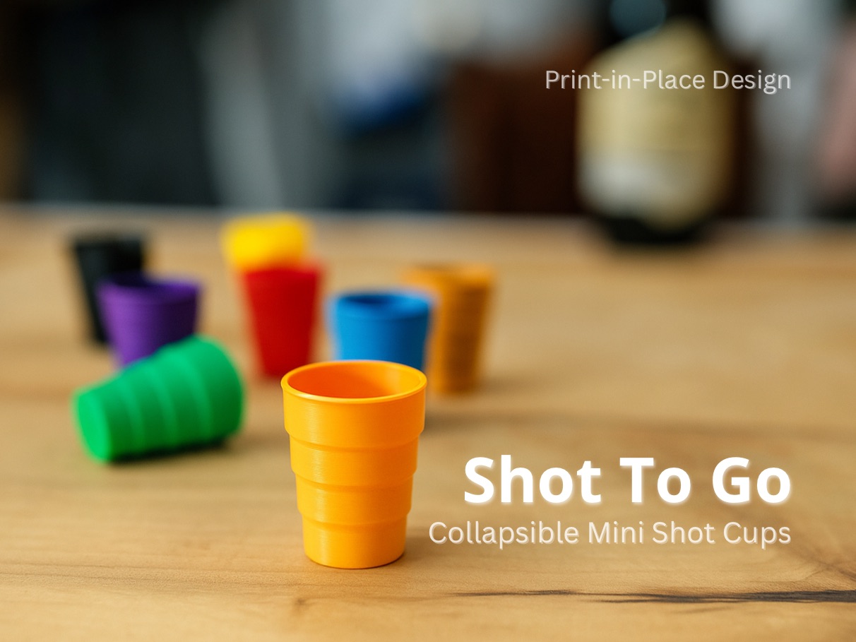 Shot to Go – Portable Stackable Shot Glass | Party Gadget