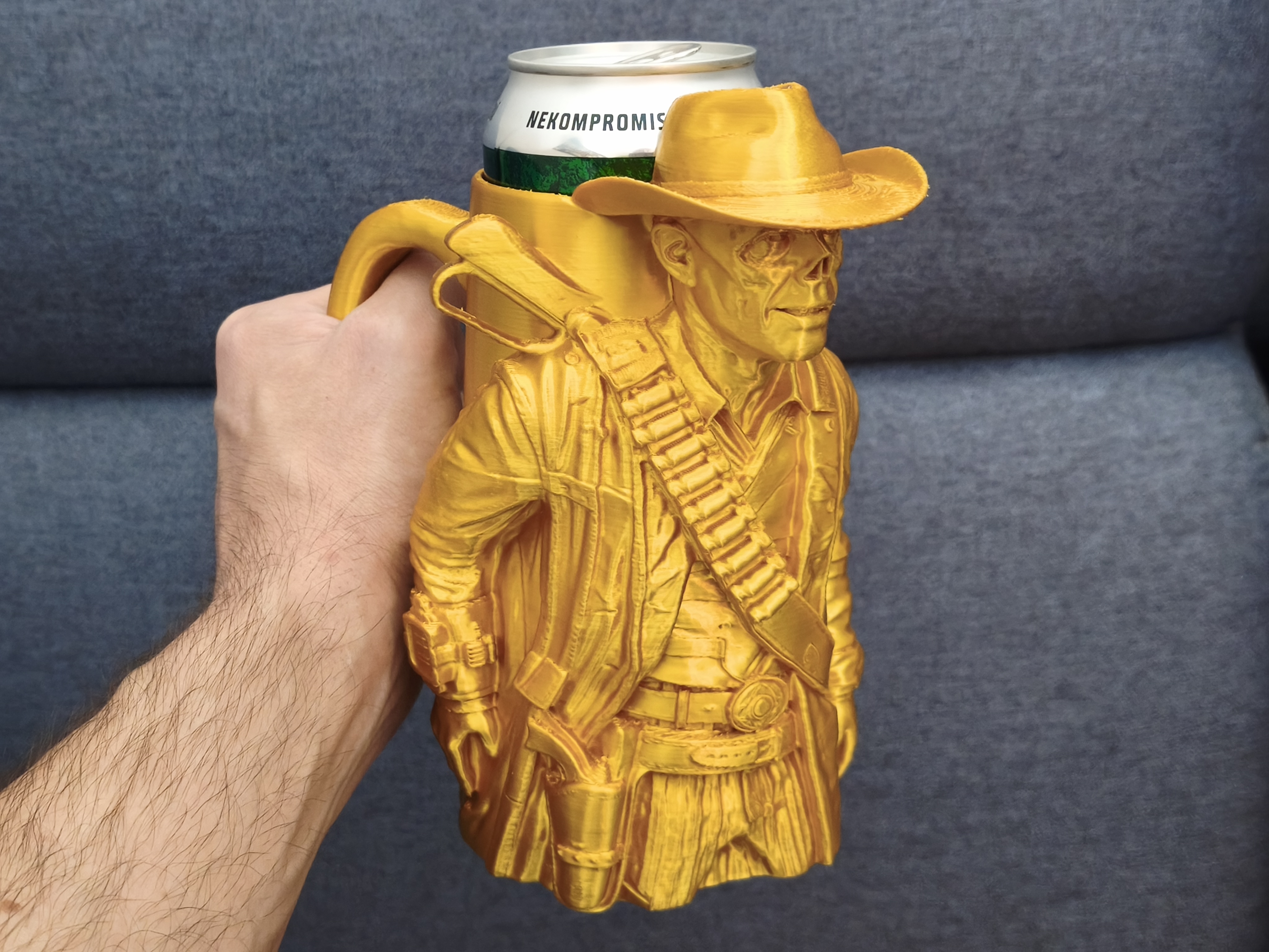The Ghoul (Fallout) - Can Holder / Beer mug