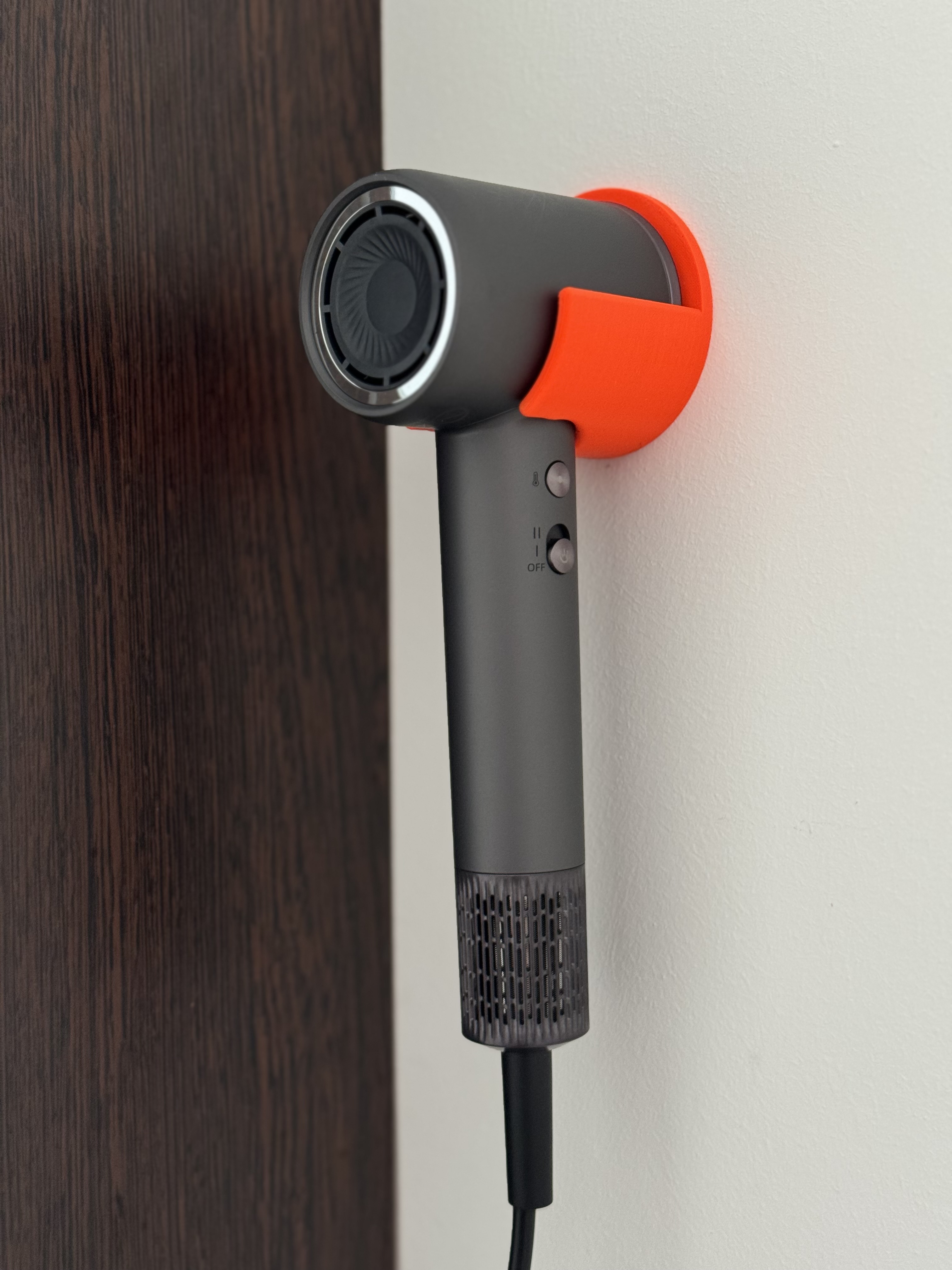 Wall Mount for Medion HD1 Hair Dryer (with Snap-In Feature)