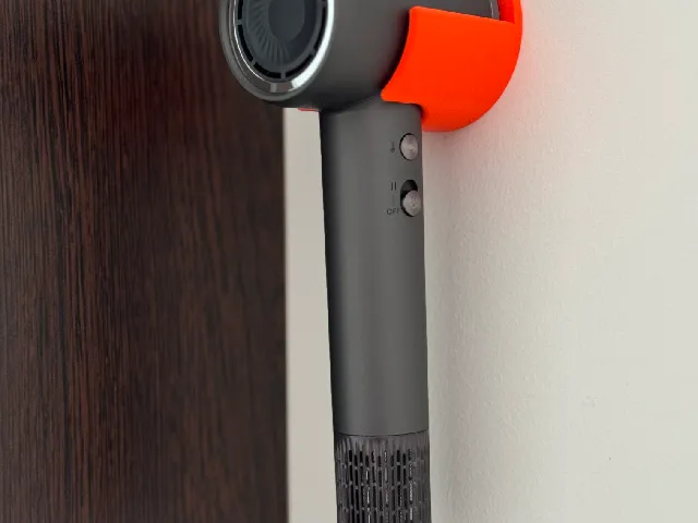 Wall Mount for Medion HD1 Hair Dryer (with Snap-In Feature)