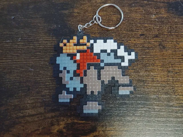 Pokemon Entei Pixel Art