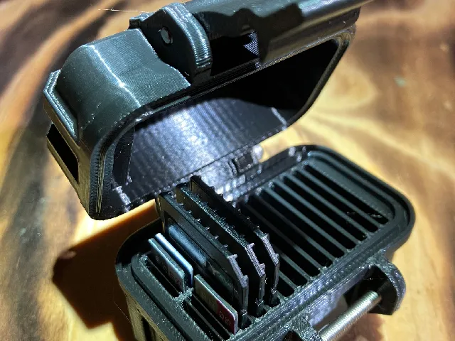 Wide Mini SD Card Rugged Box