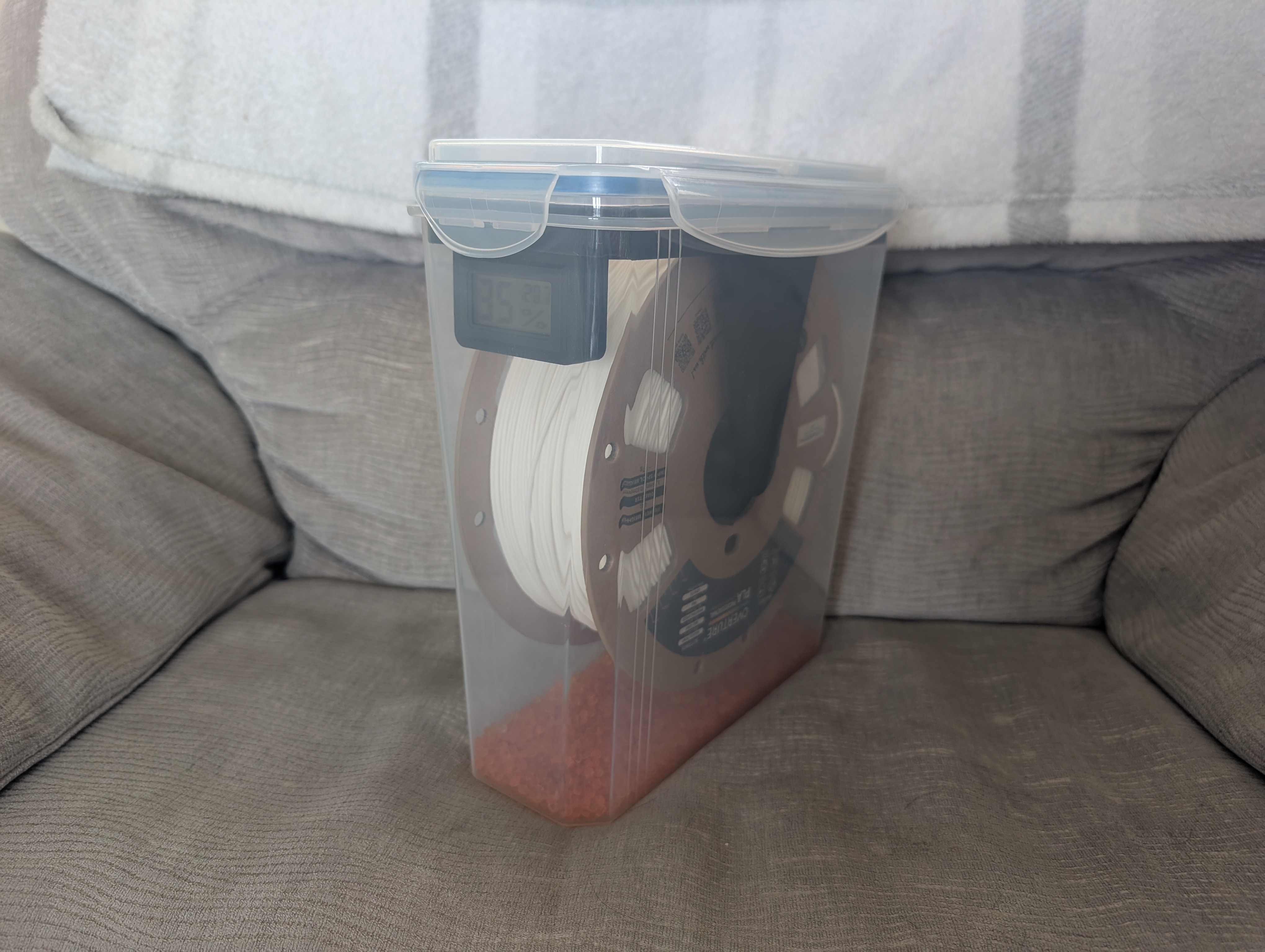 Filament Dry Storage Tub Spool Insert for Cereal Food Storage Container (UK)