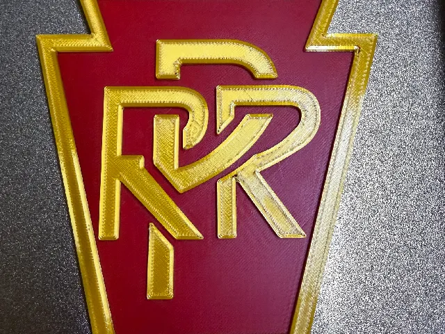 Pennsylvania Railroad Keystone Sign