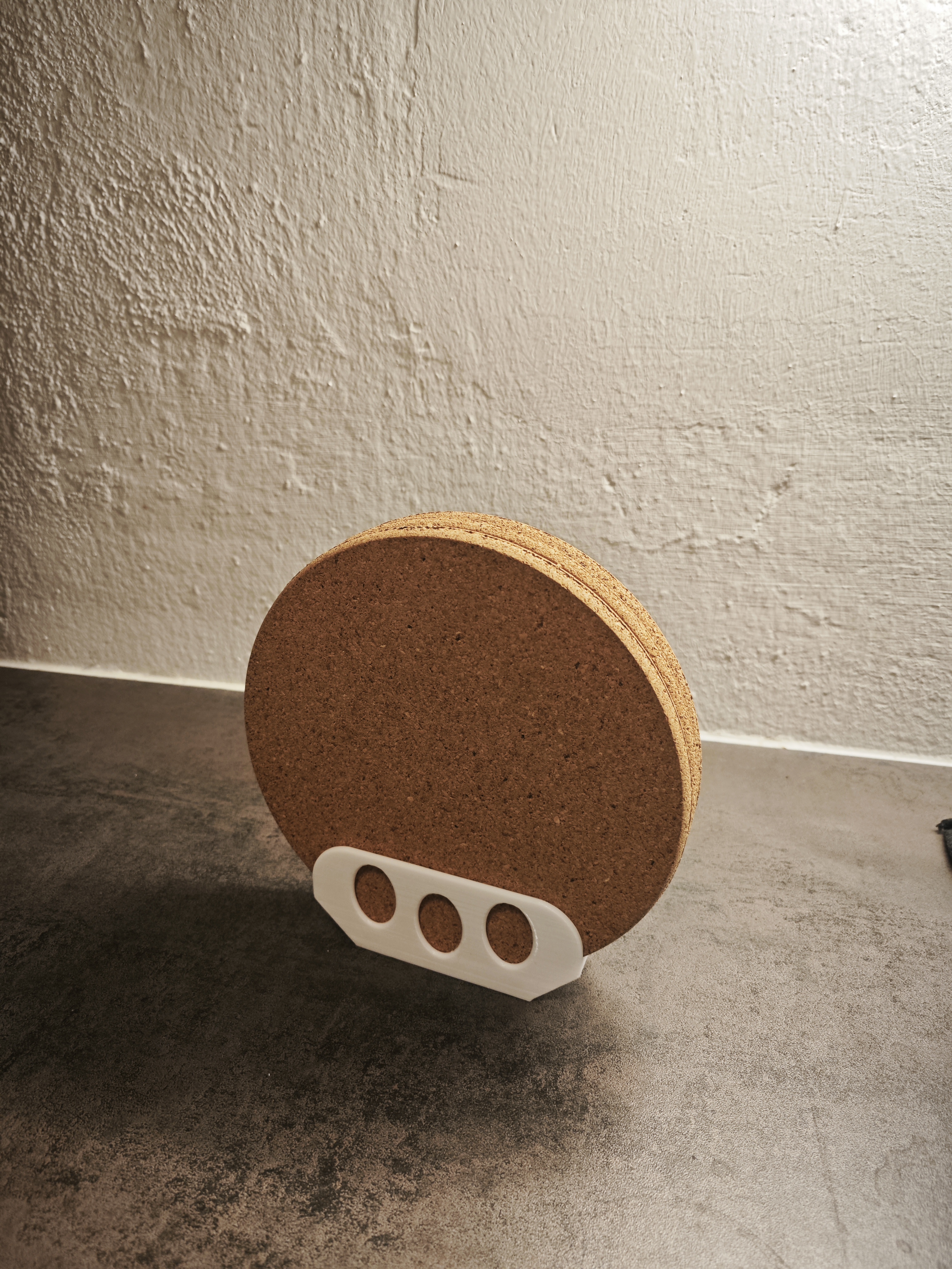 Cork Coaster Holder for 3x IKEA Heat
