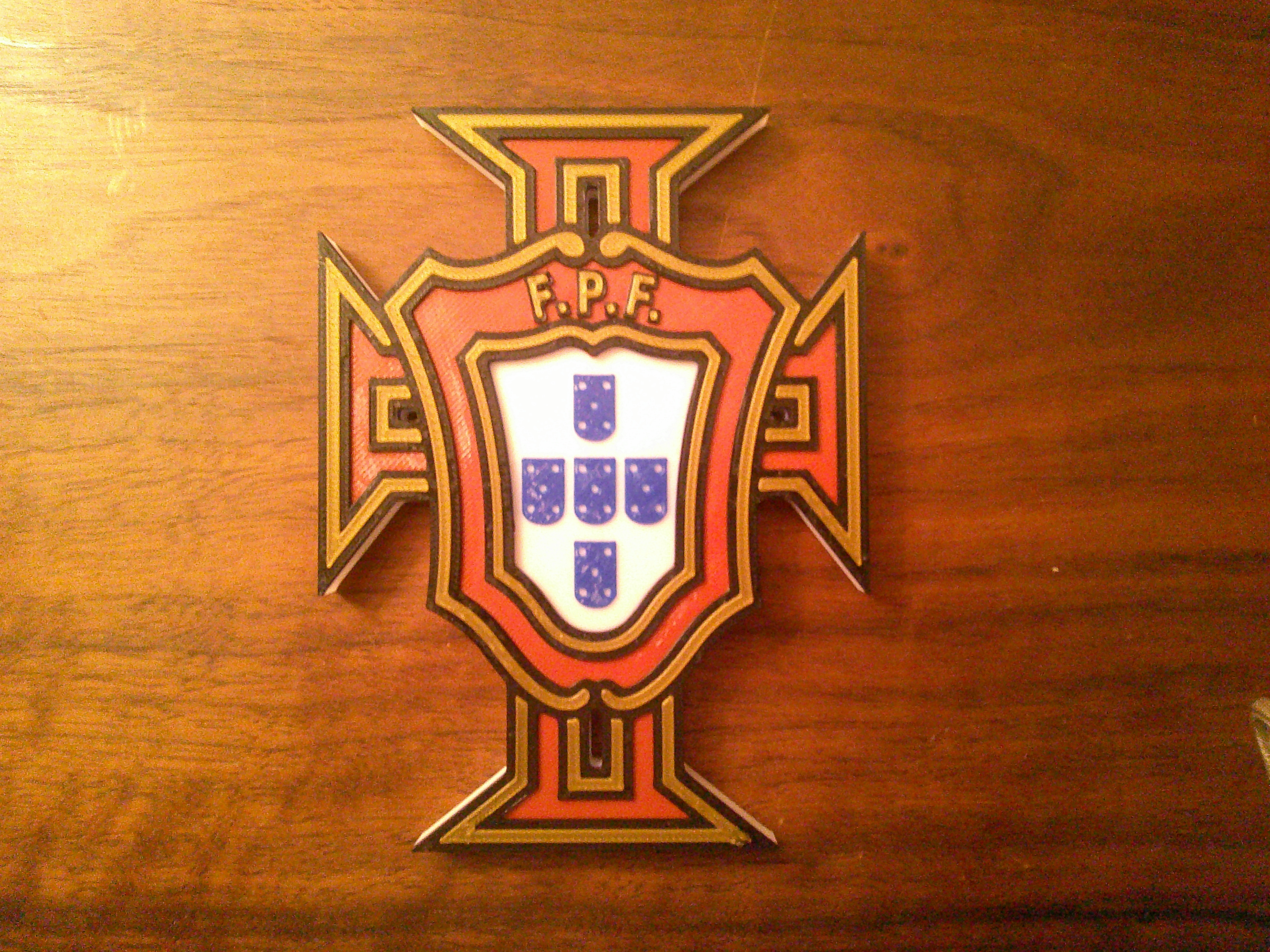 Portugal Soccer Logo Coaster or Plaque