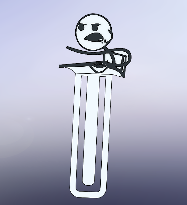 Cereal guy meme bookmark
