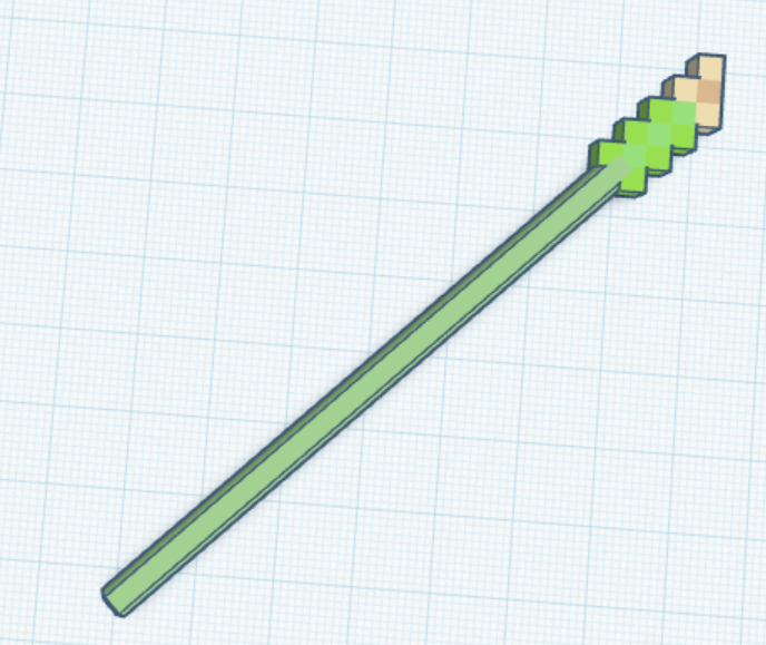 Miniatura 8 do modelo 3D Dummy 13 custom minecraft weapons