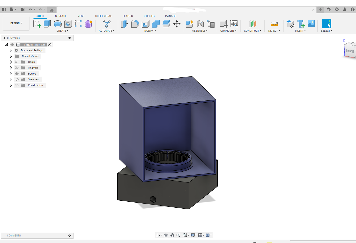Rotating Cube Lamp — thumbnail 2
