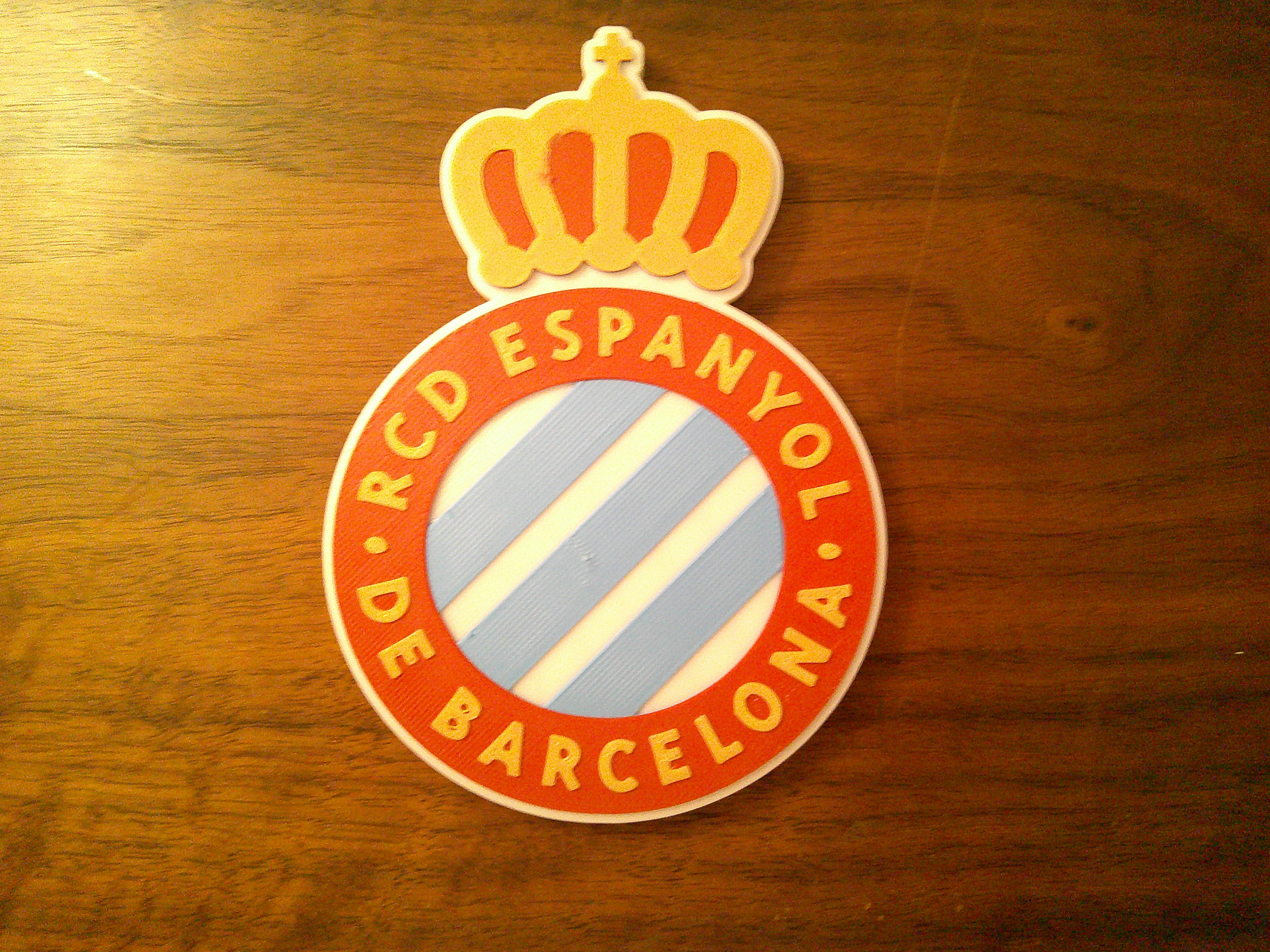 RCD Espanyol Logo Coaster or Plaque