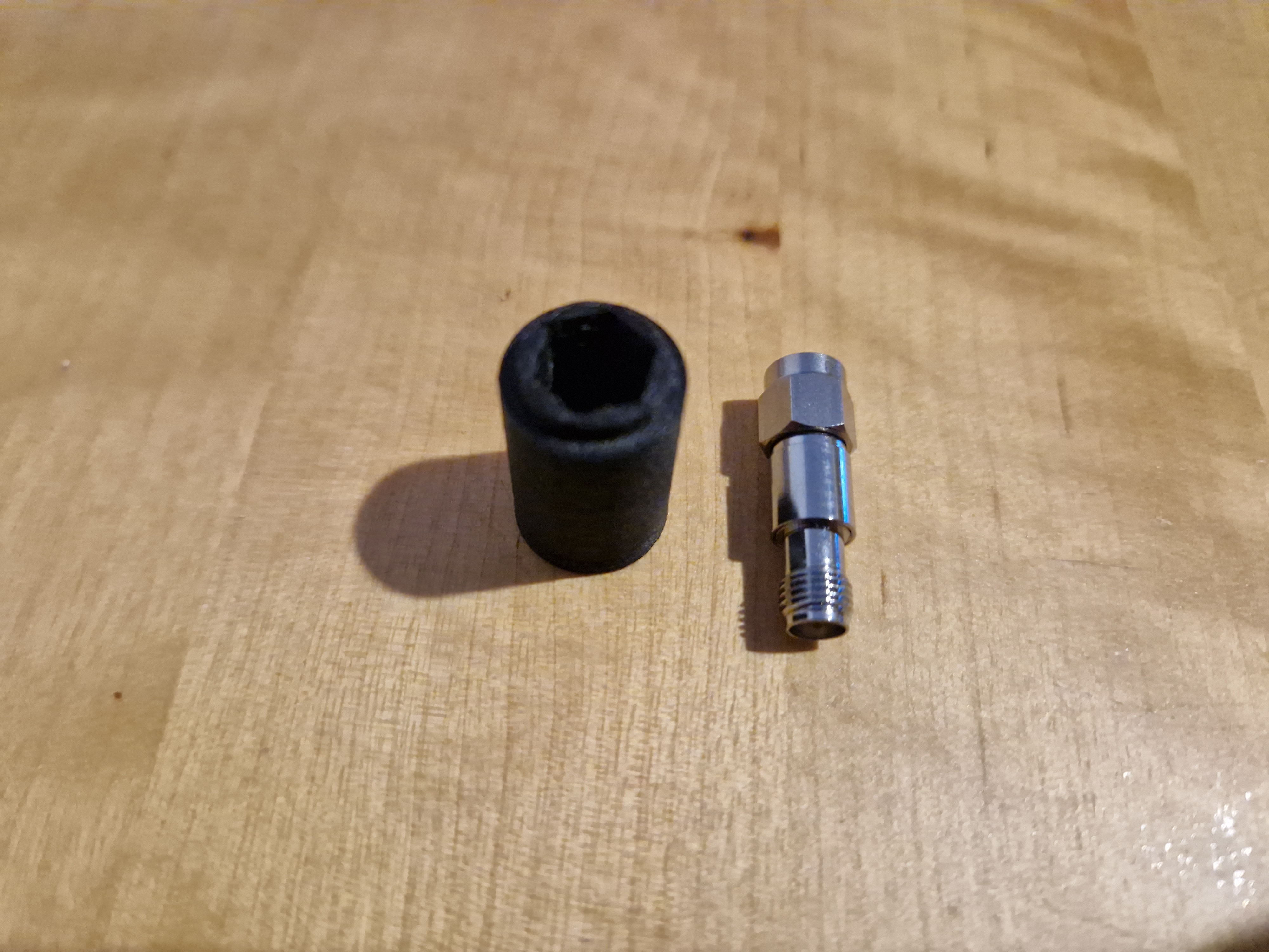 Housing for SMA attenuator for Baofeng radio