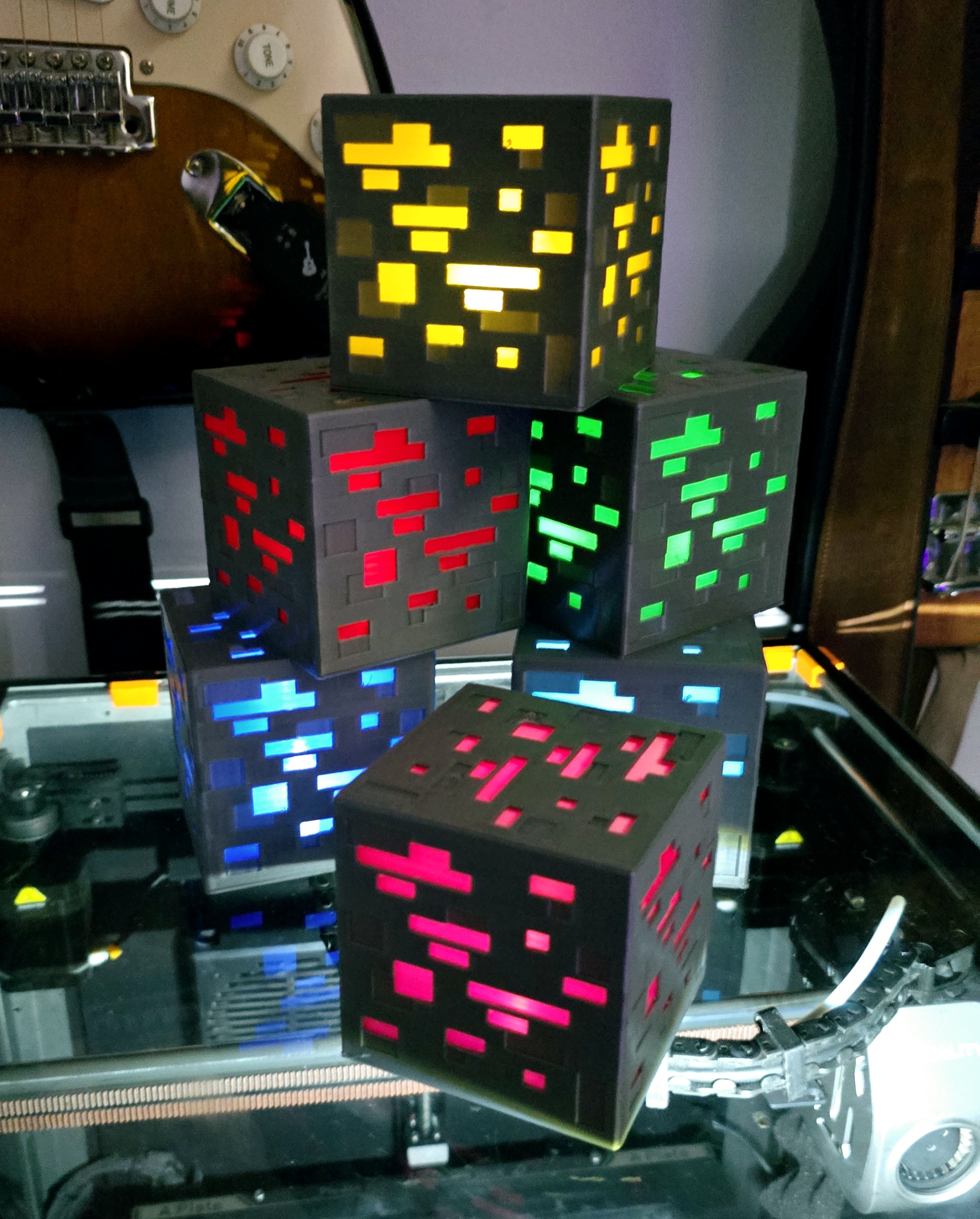 Miniatura 3 do modelo 3D MINECRAFT ORE LIGHT BOX