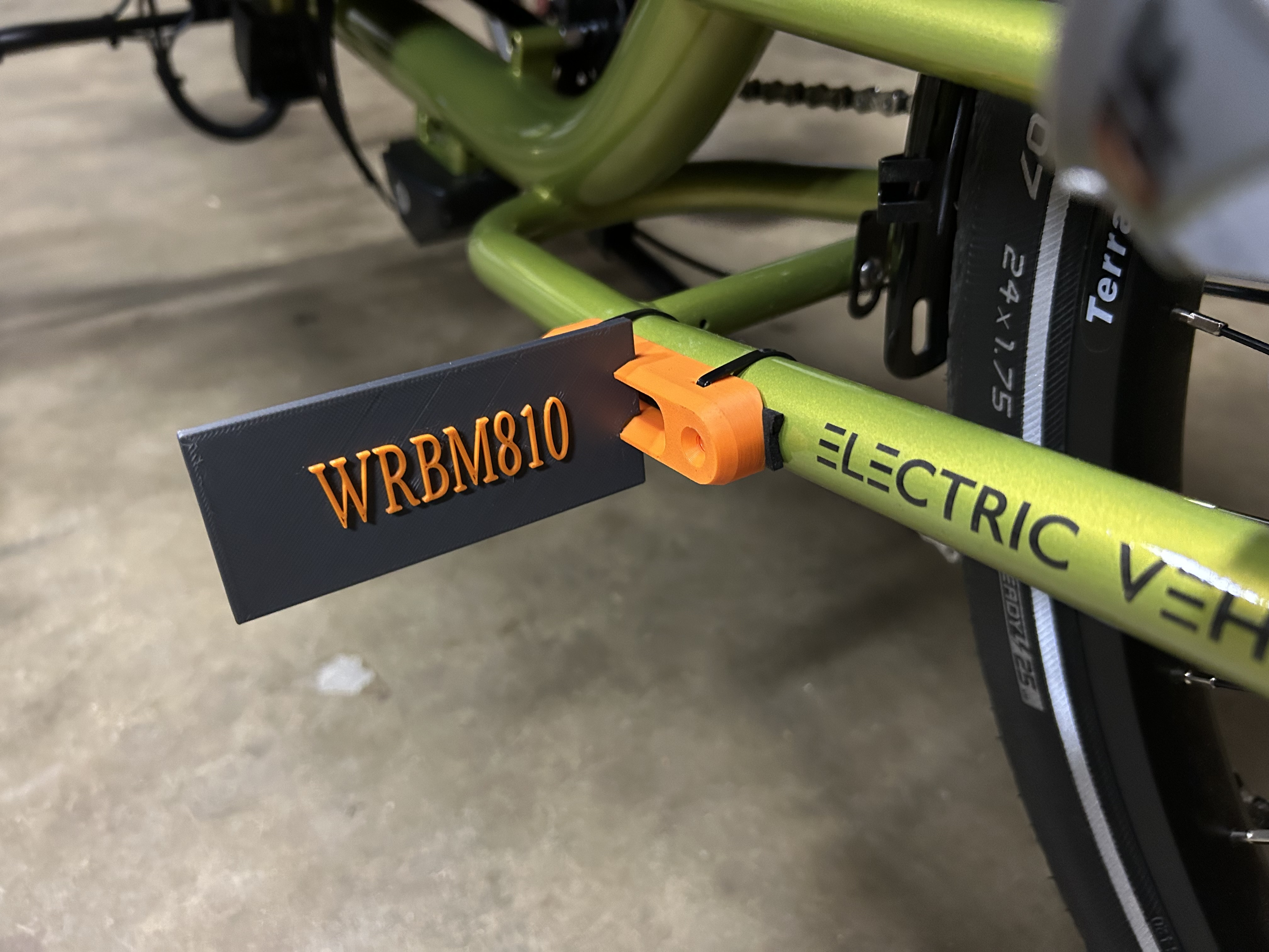 Bicycle License Plate