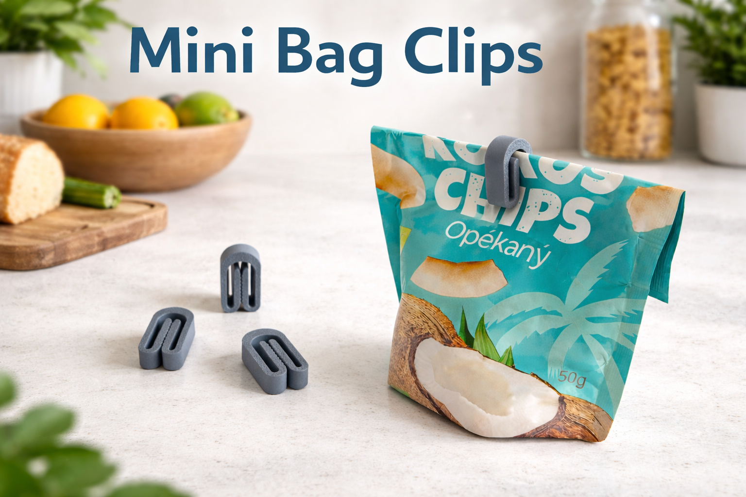 Mini Bag Clips 3D model