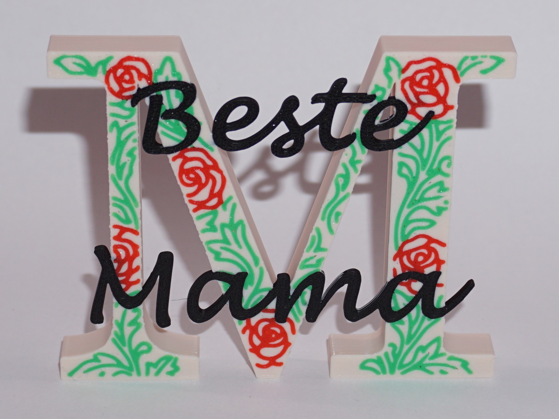 Muttertag Beste Mama Geschenk Dekobuchstabe 3D model