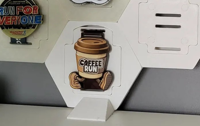Hexagon Medal Holder Stand
