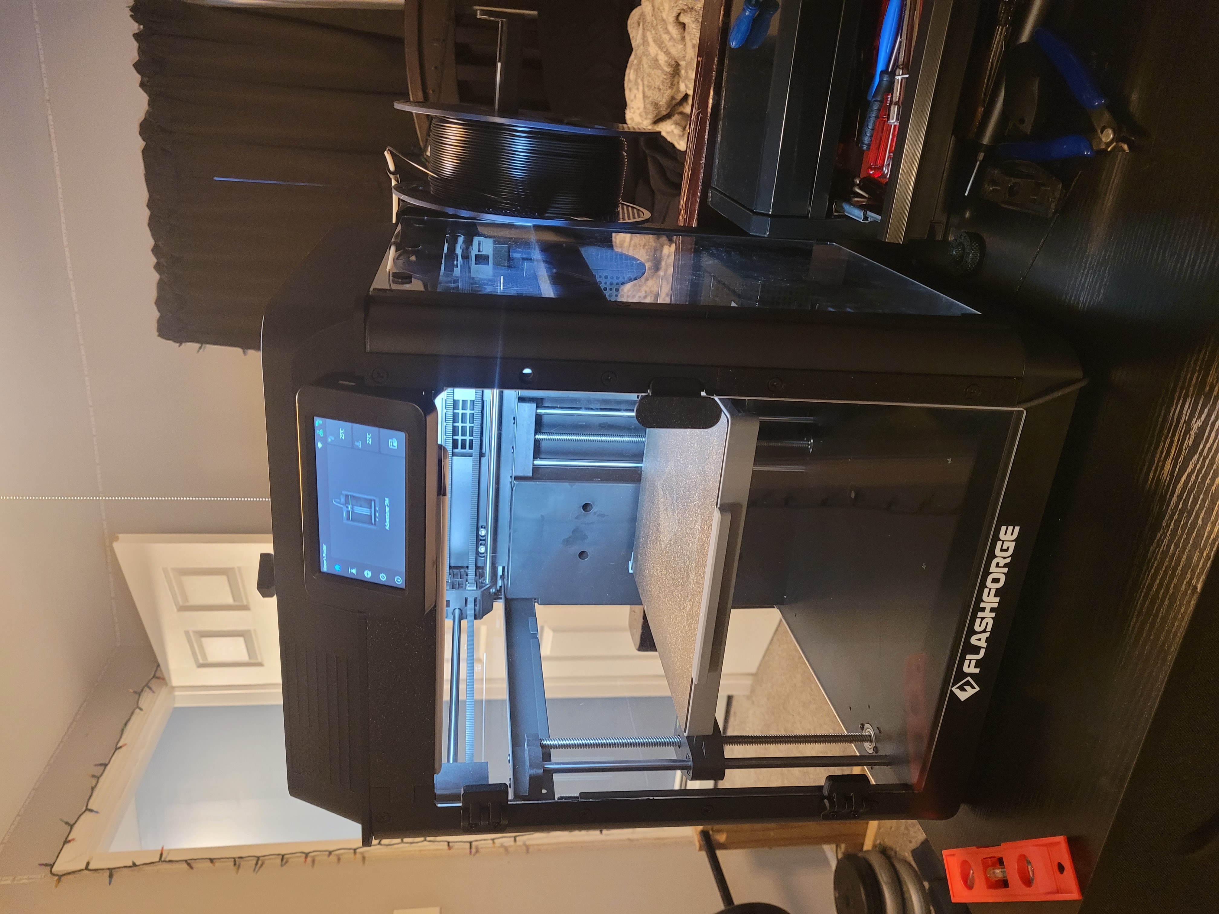 adventurer 5m extended spool holder 3D model thumbnail
