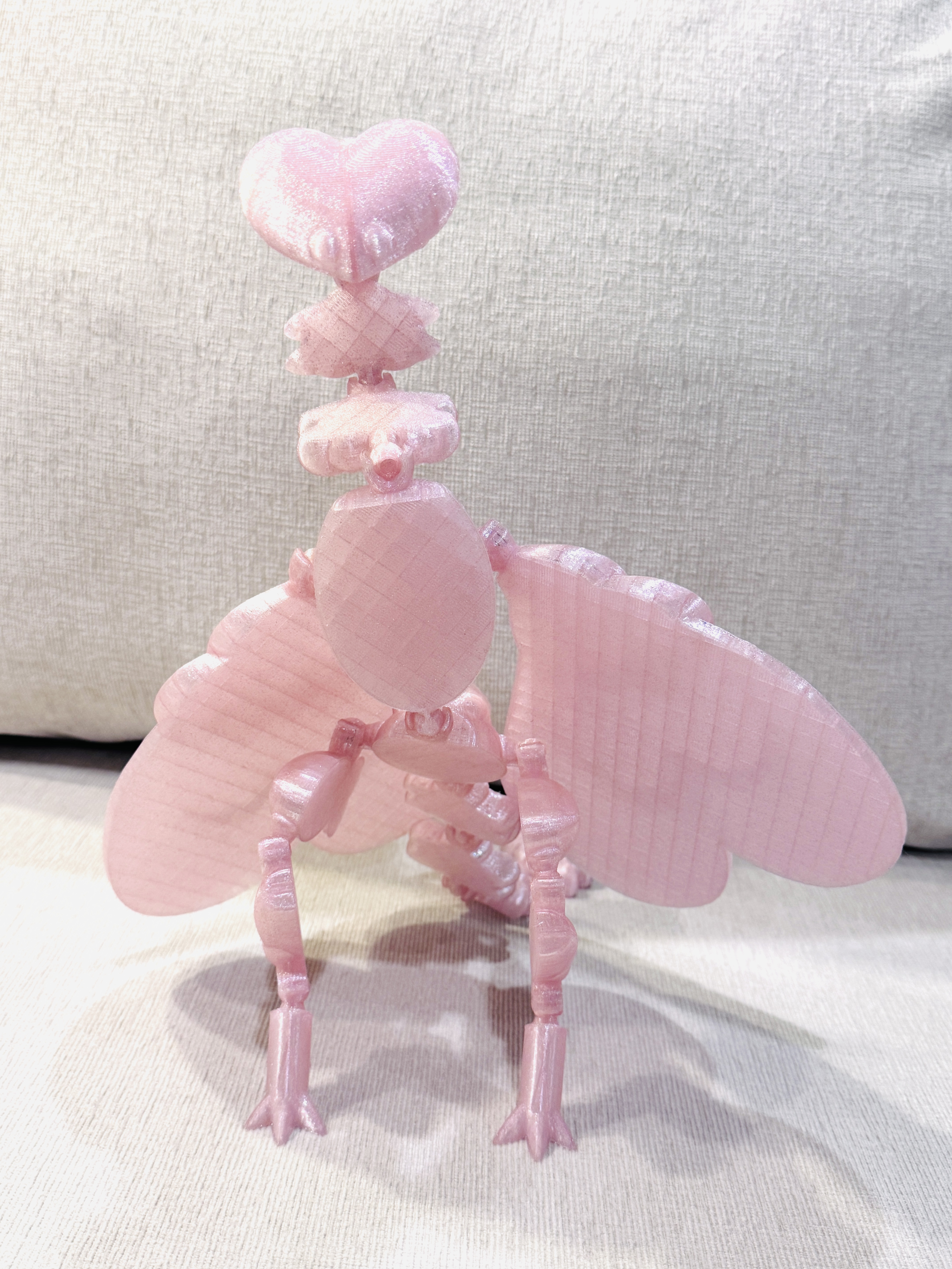 Cute Posable Valentine Heart Dragon