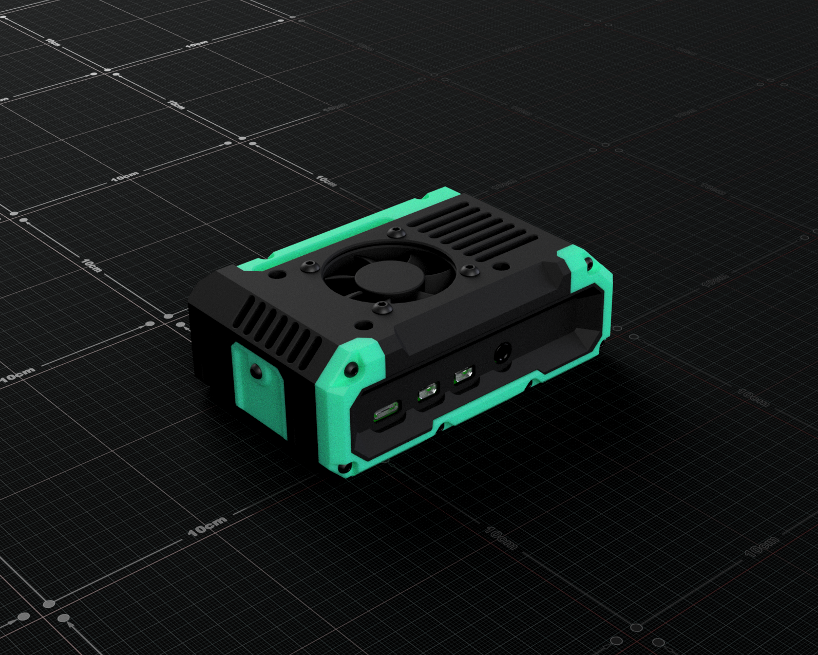 Miniatura 2 do modelo 3D Raspberry Pi 4 Case (UPDATED)