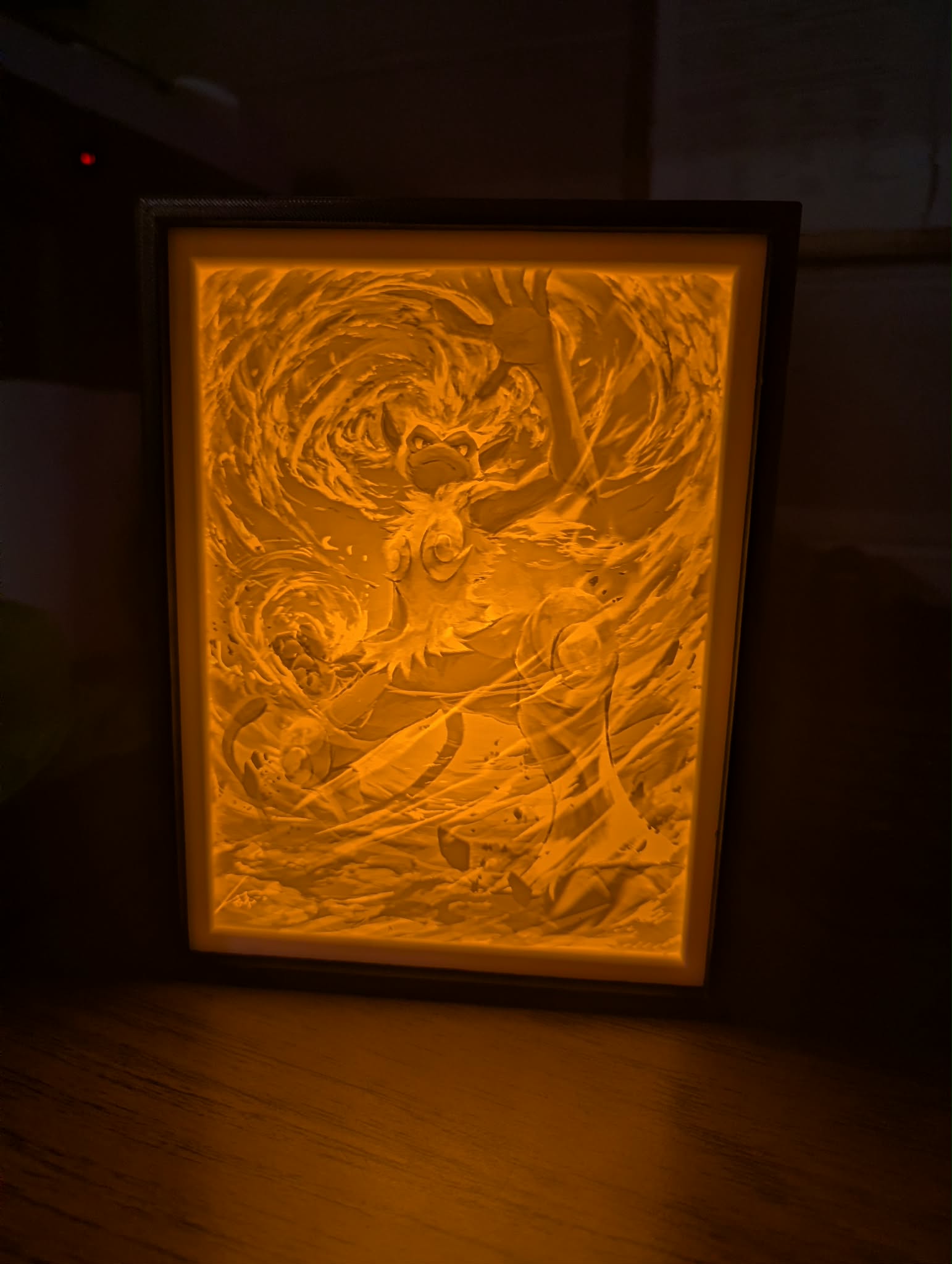 Lithophane light box