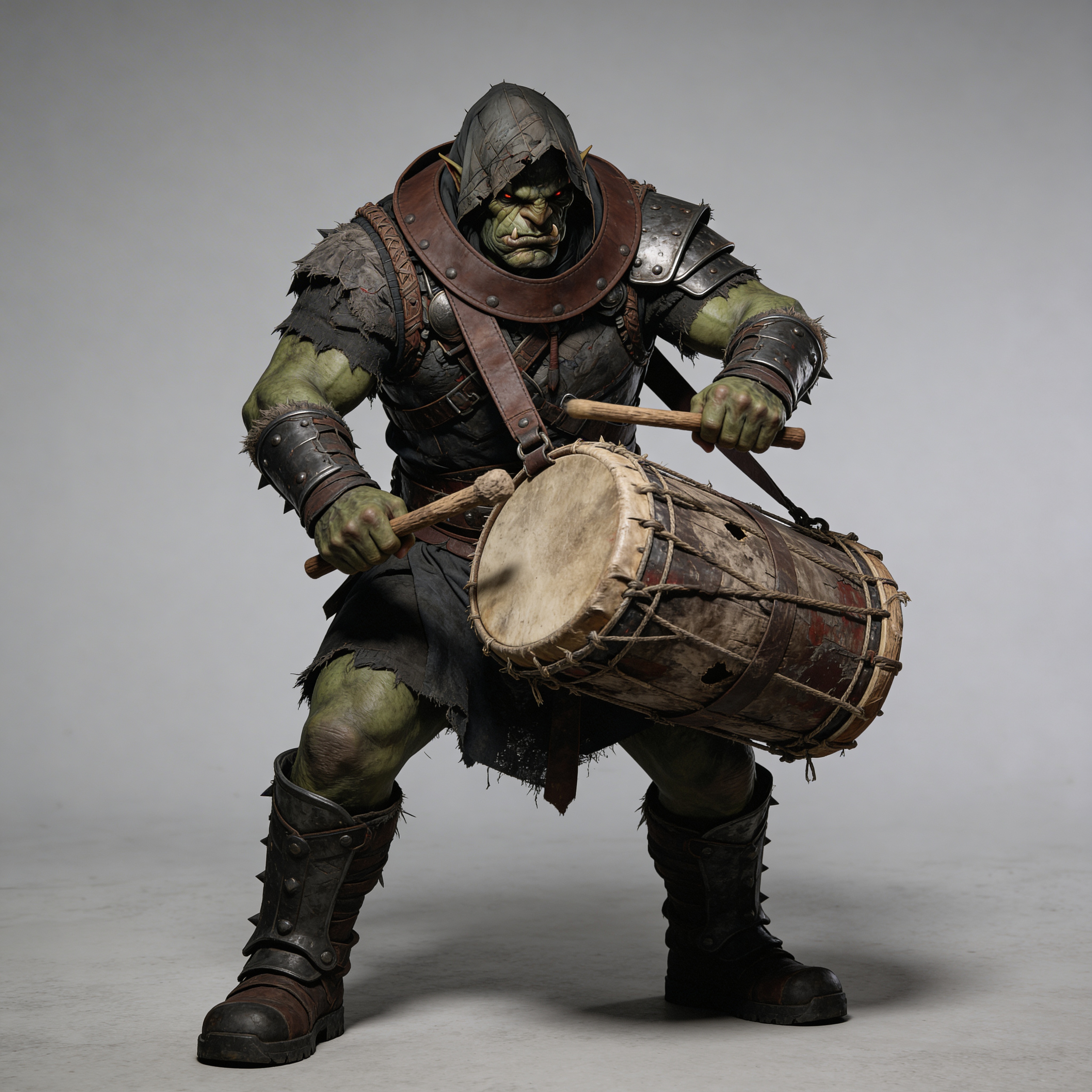 Ork Warrior with Drum 1 3D model by Martin Jörg