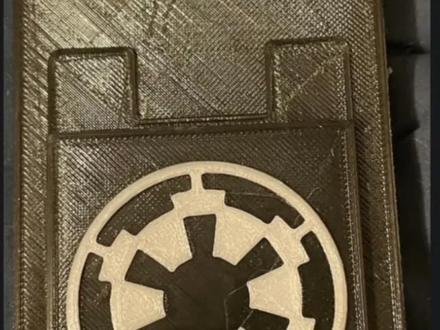 iPhone 12 Pro Case Star Wars Imperial Cog w/ 3 Credit Card Holder