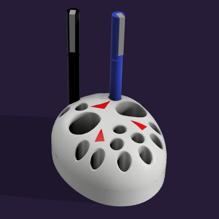 Jason's Mask Pen Holder