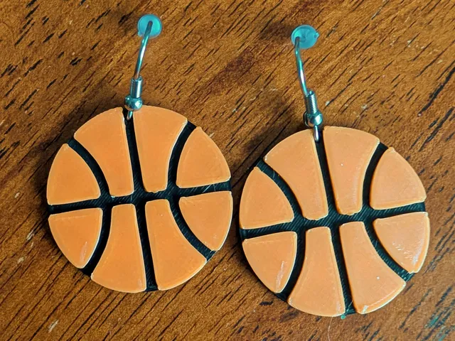 Basketball Earrings