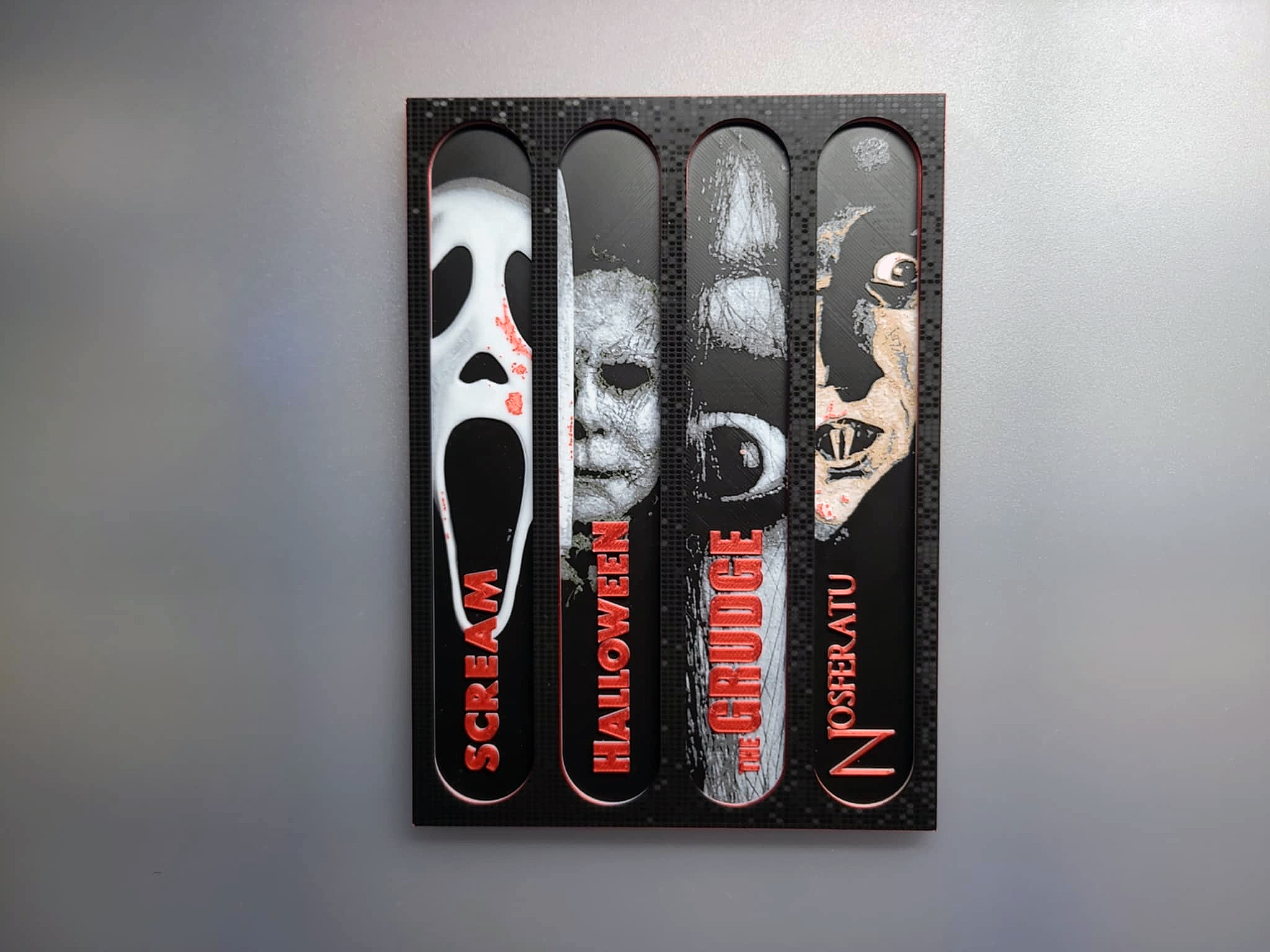 Horror movie bookmarks