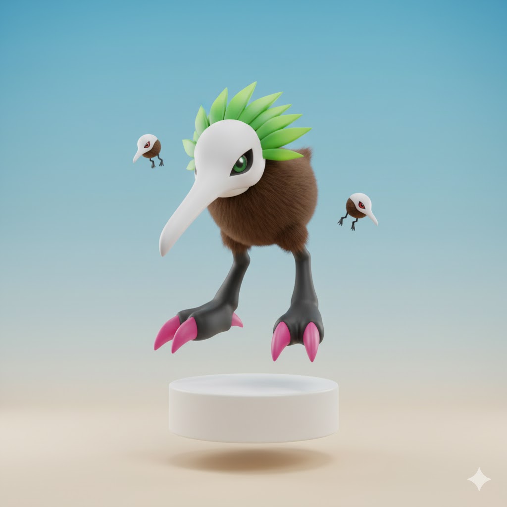 Kiwimon Digimon Creature Model