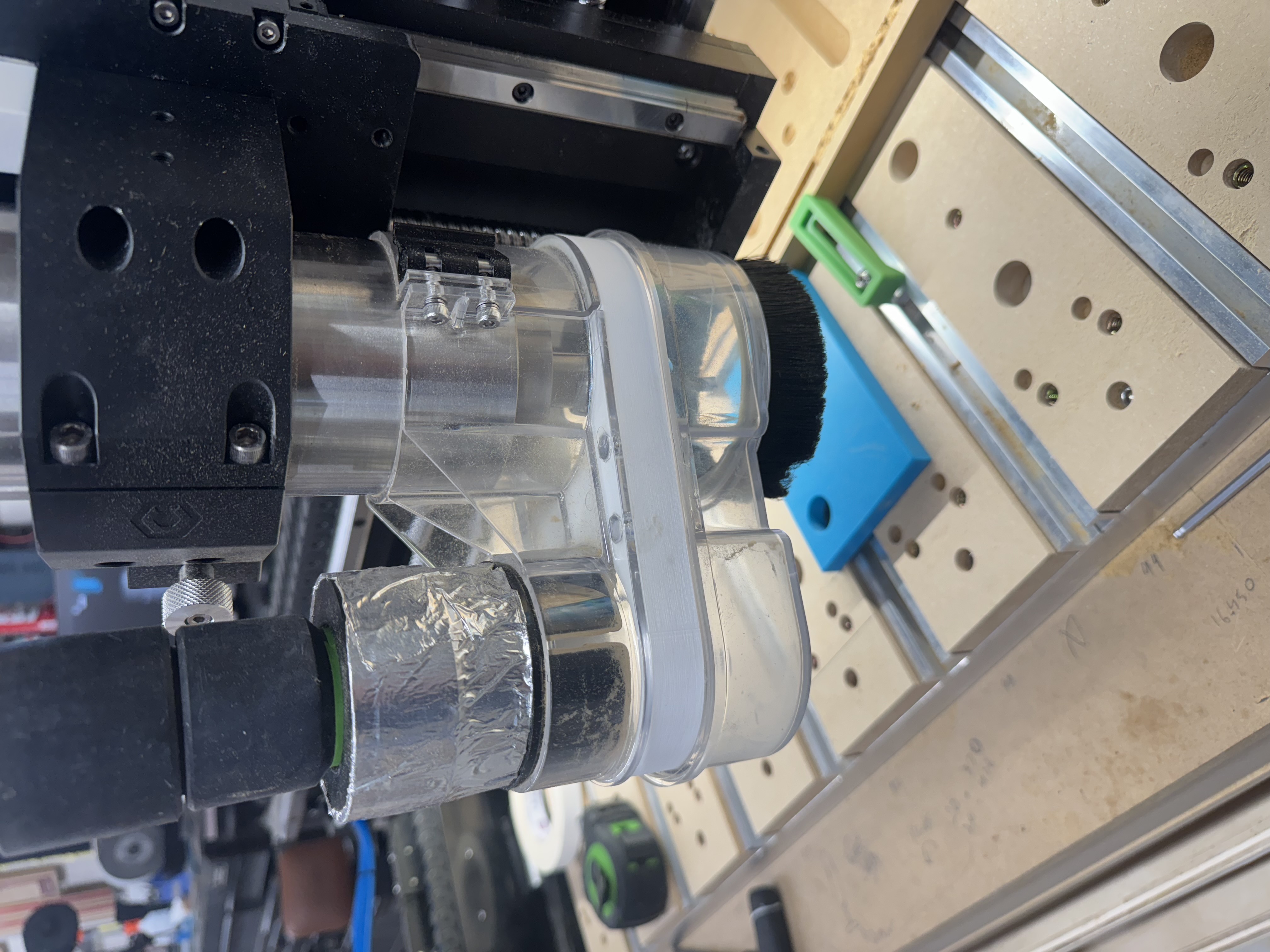 Shapeoko Sweepy dust boot extender/spacer