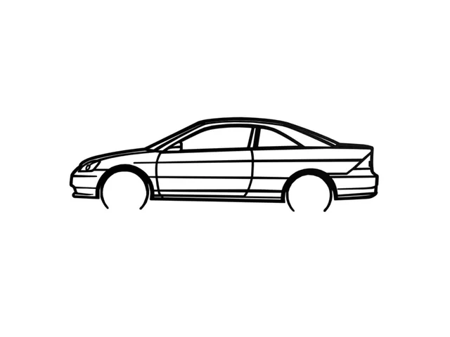 Civic Coupe Wall Art