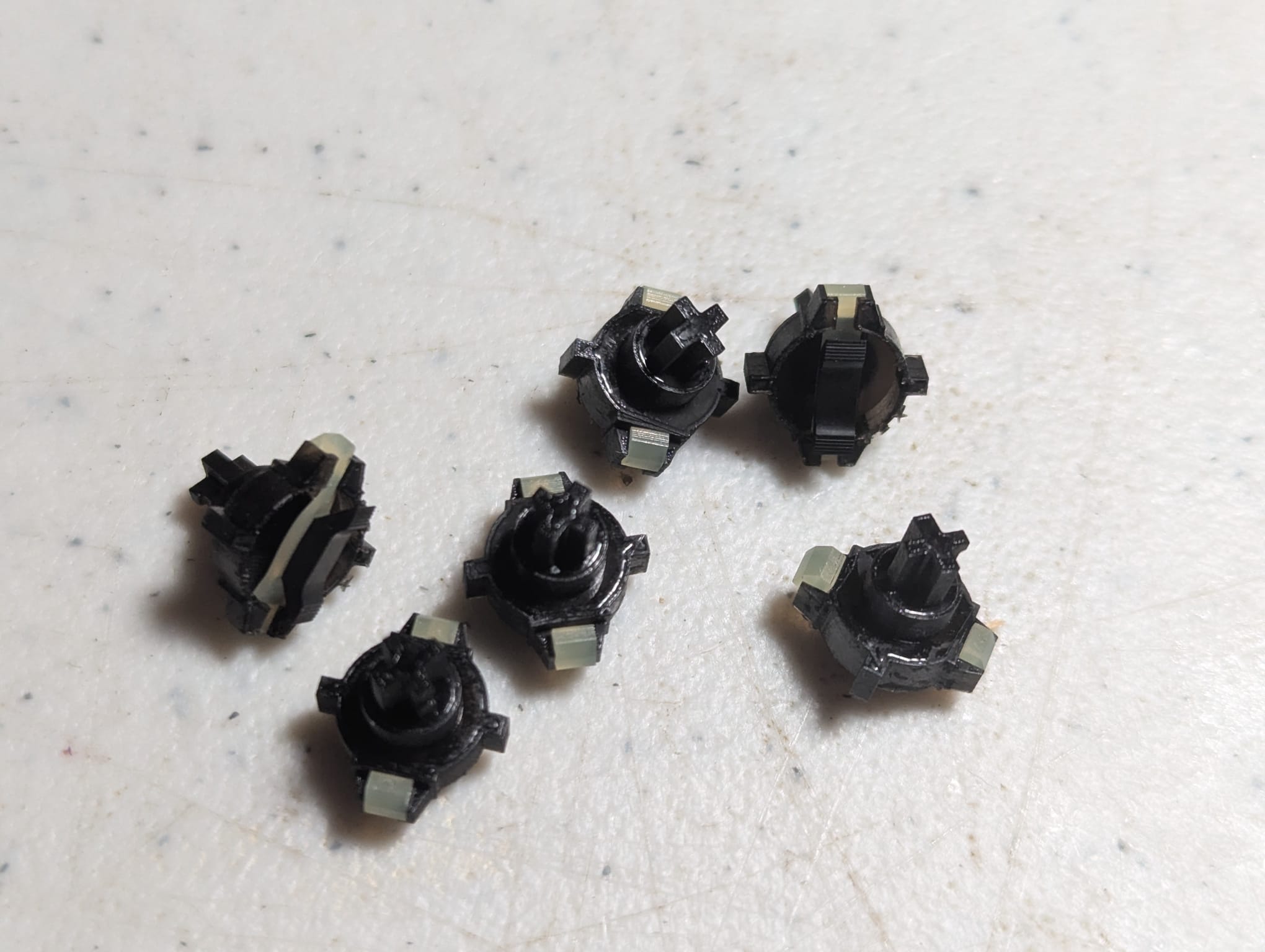 Commodore 128 Cherry MX Plungers 3D model