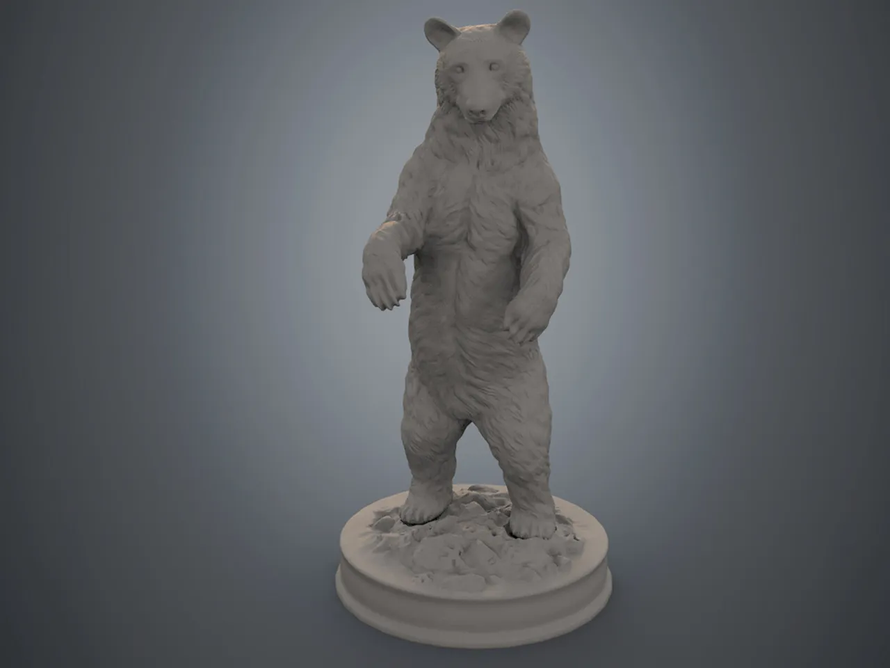 Standing Black Bear by Jim Grant | Download STL model | Printables.com