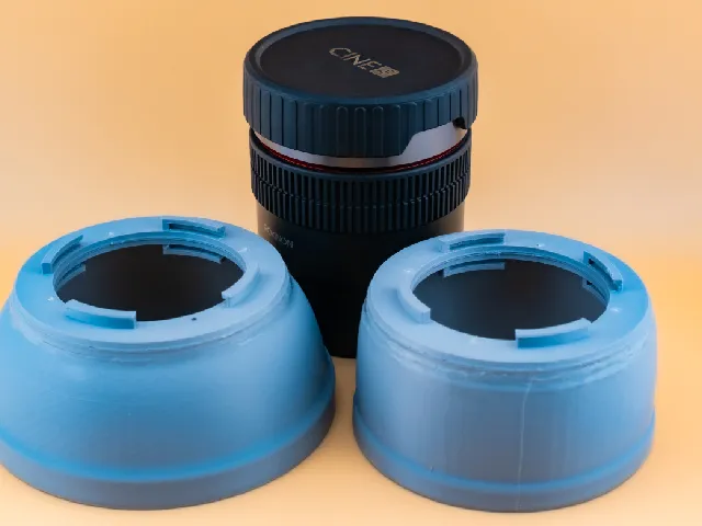 Reversible Rokinon/Samyang CineAF Lens Hoods (matte box compatible)
