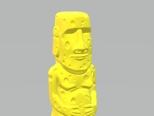 Cheese Moai