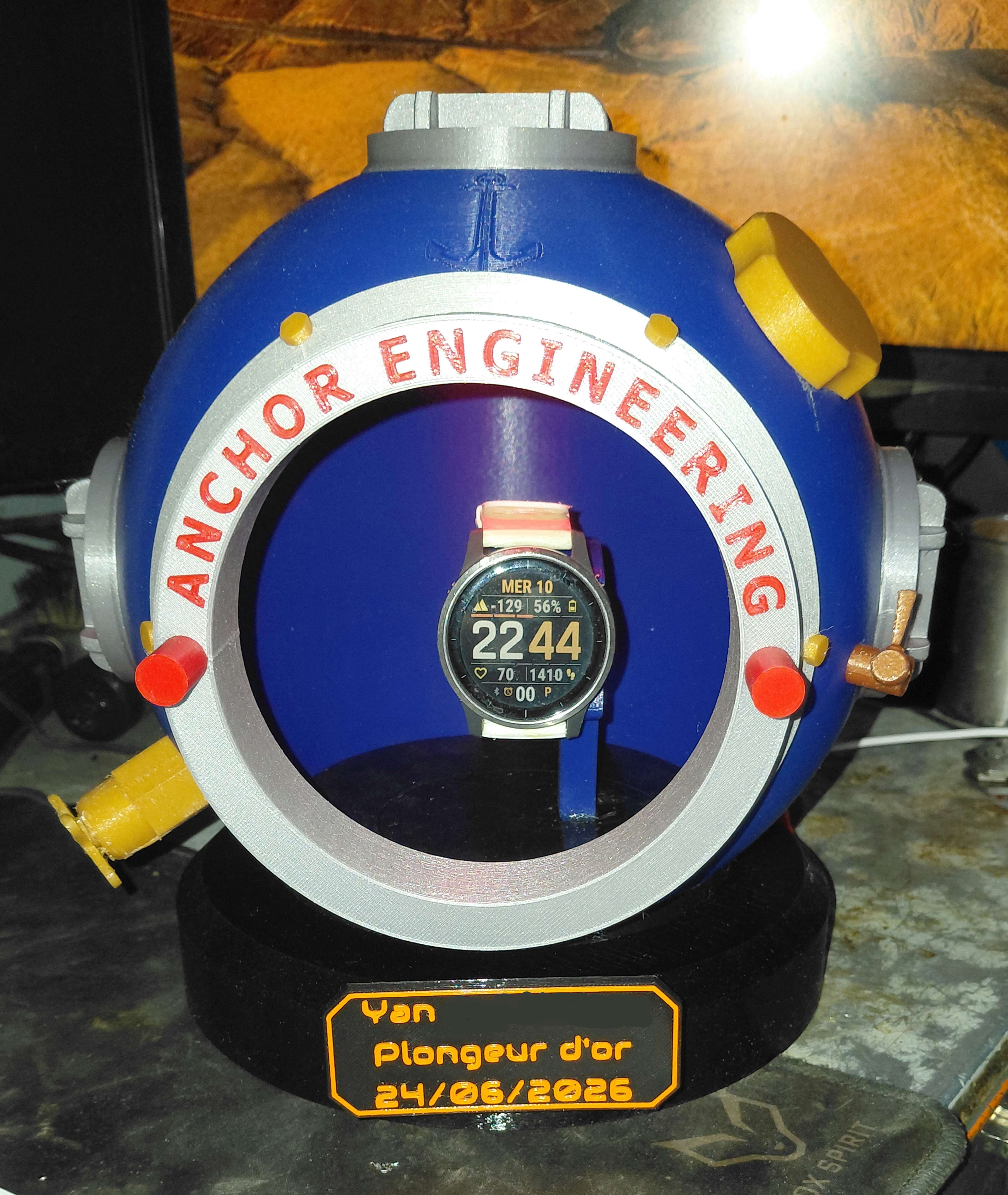 Casque de scaphandre