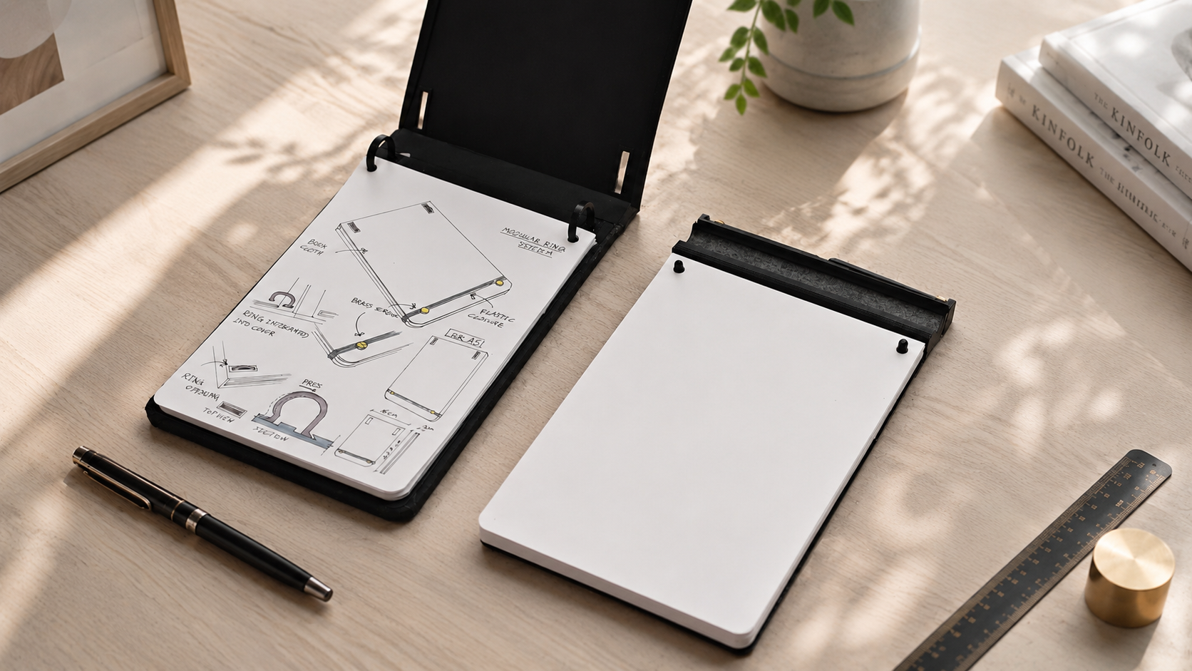 Premium Modular Note Taking System – Notepad & Refillable Notebook Bundle — miniatura 2