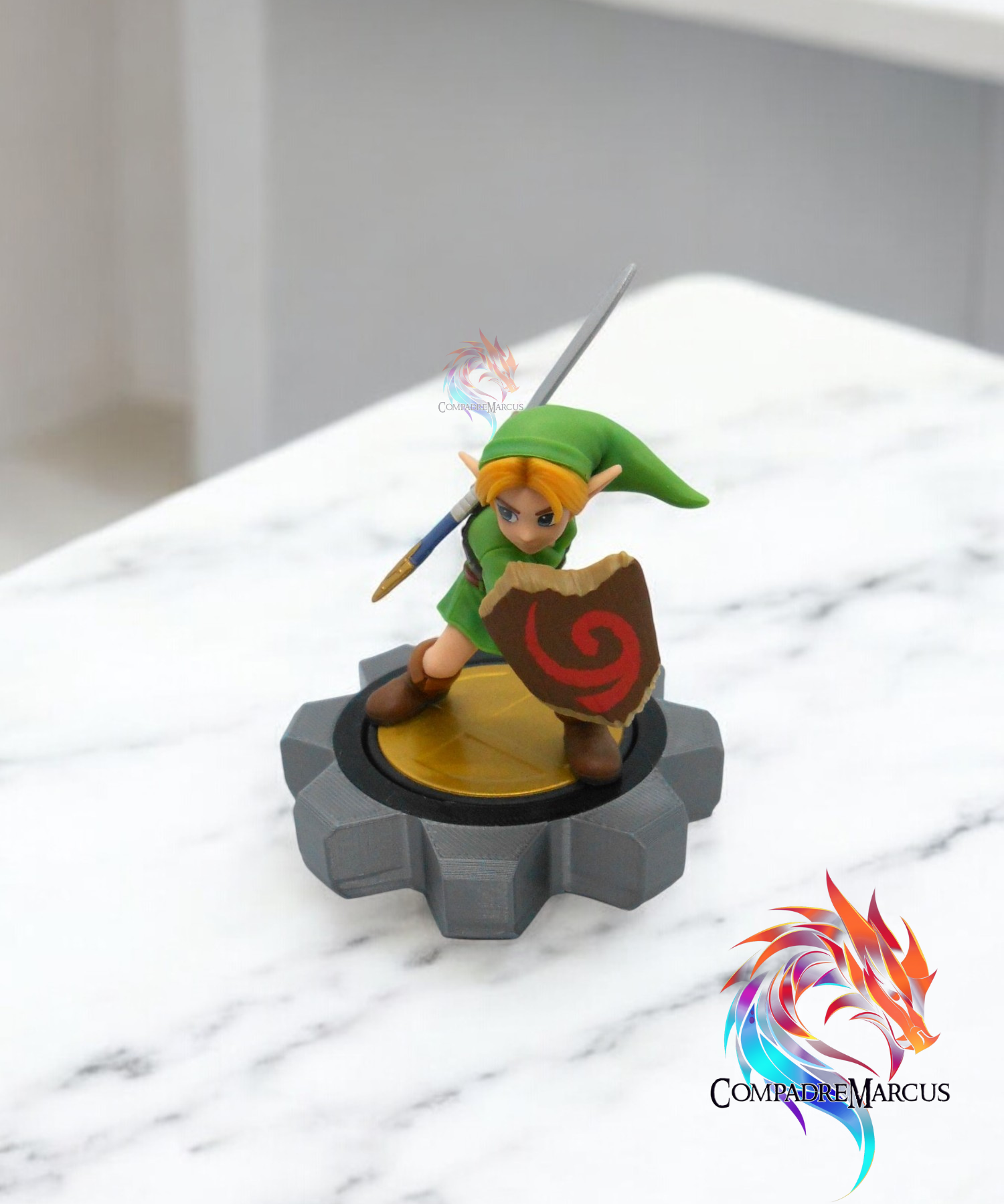 Amiibo Gear Display V2 / No supports / 3mf included