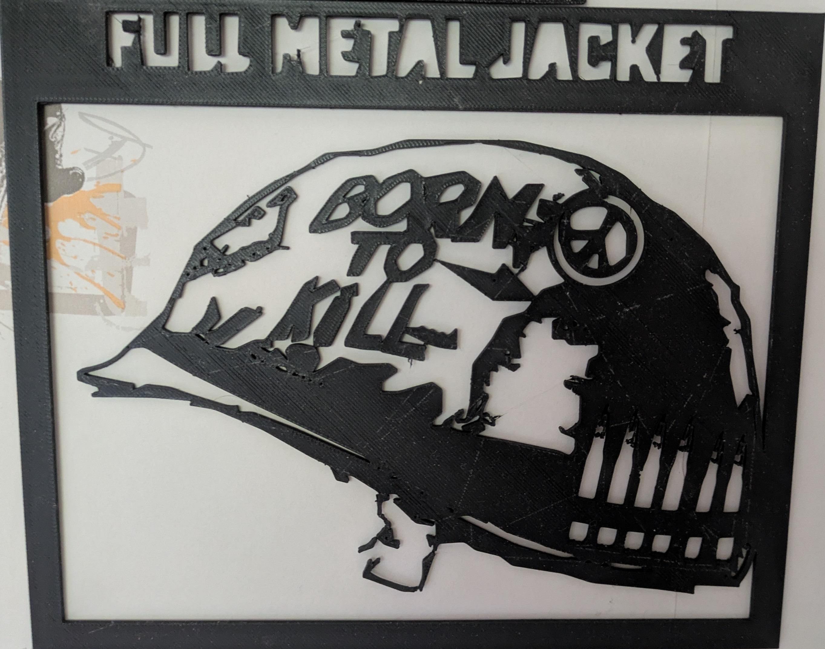 Plaque mural "Full metal jacket" 2D