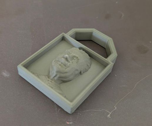 Albert Einstein - Key Chain / Bag Tag