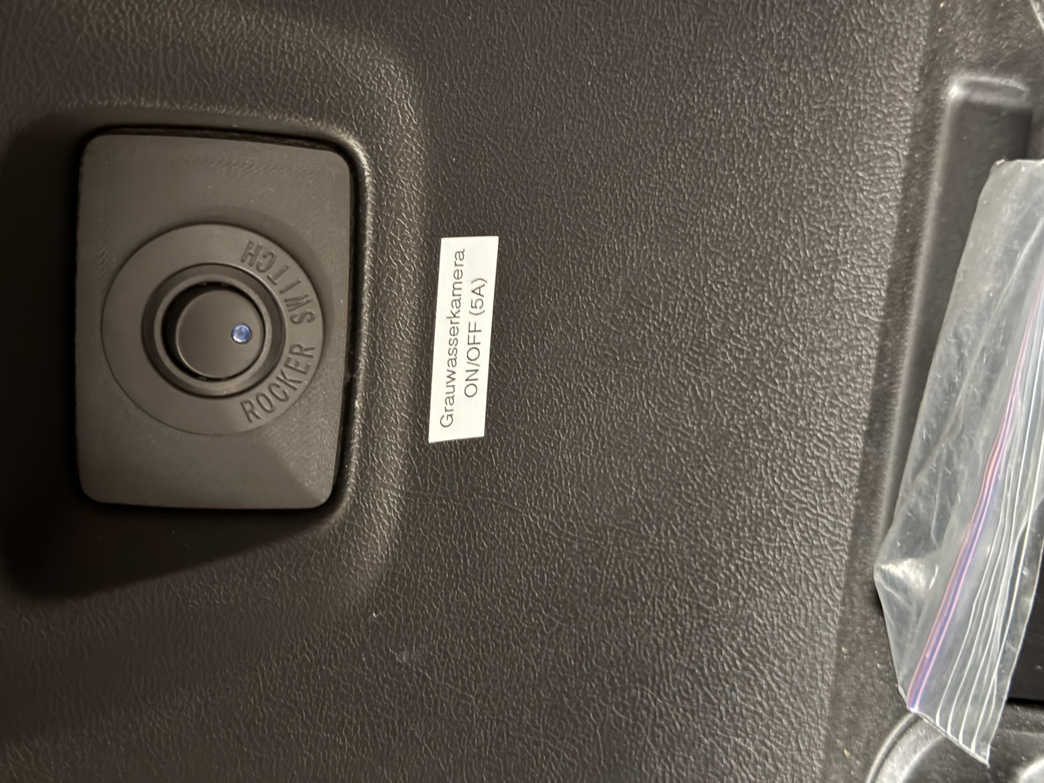 FIAT Ducato Console Cover Switch 3D model