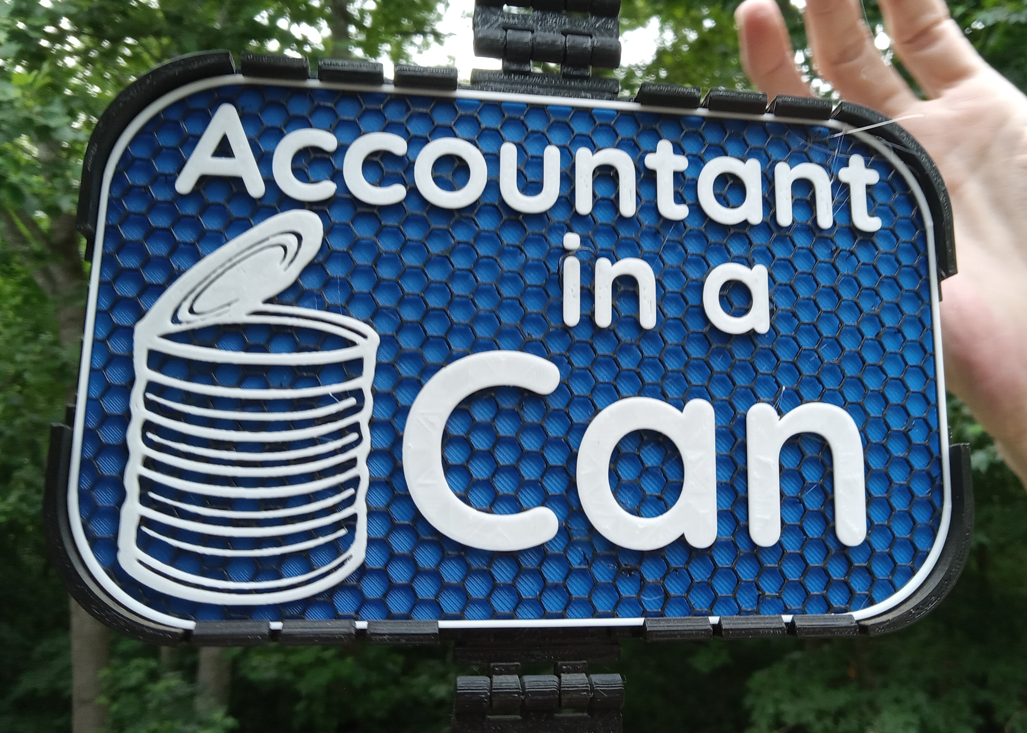 Accountant in a Can sign